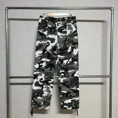 ヴィンテージ ミリタリー カモフラージュ パンツ L