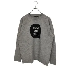 rough & swell ラフ&スウェル ゴルフ ウール プルオーバー 長袖 ニット セーター RSM-18278 L グレー メンズ