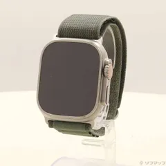 ソフマップ 〔中古品〕 Apple Watch Ultra GPS + Cellular 49mm チタニウムケース グリーンアルパインループ【198】