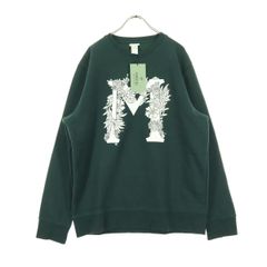 未使用 H&M エイチアンドエム WILLIAM MORRIS コラボ 花柄 長袖 トレーナー M グリーン スウェット H&M レディース 古着