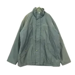 Champion チャンピオン 90s オールド ワンポイントロゴ 長袖 中綿ジャケット L グレー メンズ 古着