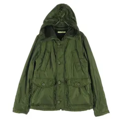 JOURNAL STANDARD ジャーナルスタンダード 長袖 ミリタリー風 ナイロンジャケット L グリーン メンズ 古着