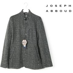 ㉝_JOSEPH ABBOUD_メンズ_ブルゾン_ライトグレーベージュ_サイズM 