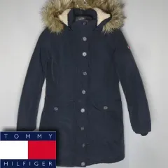Tommy Hilfiger トミーヒルフィガー / レディース 95-100 / ダウン フード ファー マウンテンパーカー アウター / ヴィンテー aged 185