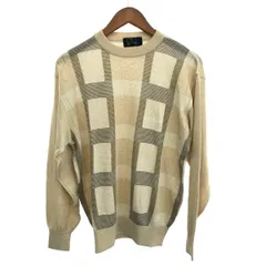 TRUSSARDI トラサルディ 長袖ニット サイズ:42 総柄/リネン混    ベージュ メンズ / 240001183427のサムネイル