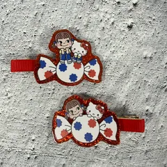 ハローキティ ヘアクリップ2個セット 新品未使用