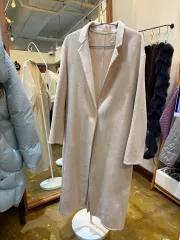 ユニクロ アイボリー ロング コート