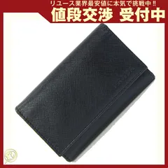  プラダ 6連キーケース M25U ブラック レザー 中古