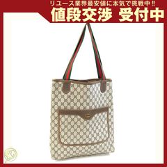 極美品 180 GUCCI グッチ トートバッグ ハンドバッグ GG柄 ao7 - メルカリ