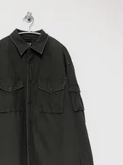 【GAP】00s ミリタリーシャツジャケット M オールドギャップ ヴィンテージ 古着