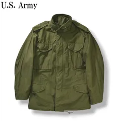 80sヴィンテージ 米軍 実物 US ARMY M-65 3rdタイプ フィールド ジャケット WINFIELD社製 ミリタリー アメカジ XS オリーブグリーン メンズ