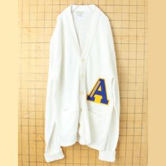 70s80s USA製Bristolレタードカーディガン ホワイトXL aw81 70s80s USA製Bristolレタードカーディガン ホワイトXL aw81 - メルカリ