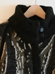 古着　フルジップニットジャケット