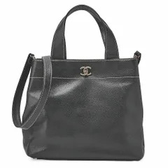CHANEL シャネル マトラッセ トートバッグ ハンドバッグ 2way ココマーク キャビアスキン 黒 ヴィンテージ金具  レディース バッグ レディース【中古】【送料無料】【SS】