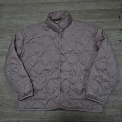 モンクレール レディース サイドワッペン キルティング 軽量ダウン アウター L(100)