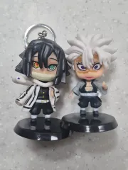 鬼滅の刃 伊黒 小芭内 & 実弥 フィギュアキーホルダー