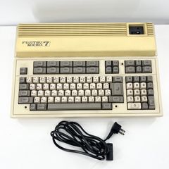 FUJITSU 富士通 MICRO 7 MB25010 レトロ パーソナルコンピュータ キーボード一体型 通電確認済 現状品