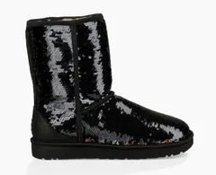 US7/24cm◆UGG｜アグ  W CLASSIC SHORT SEQUIN  クラシック ショート シークイン ブーツ  スパンコール ムートン シューズ 靴