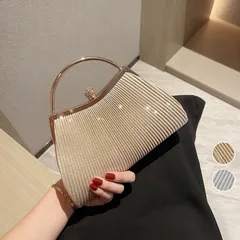 プリーツパーティーバッグ クラッチバッグ 華やか レディース 結婚式用 2way おしゃれ レースプリーツ パーティーバッグ パーティー用 軽量 持ちやすい 華やかプリーツ クラッチパーティーバッグ レディース ギフトにも最適min#