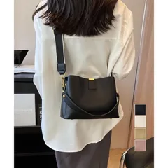 ショルダーバッグ 3way バケットバッグ レディース 大容量多収納 通勤お出かけ 防水加工 ショルダーバッグ A4 対応 折りたたみ可能 バケットショルダーバッグ 旅行必携min#