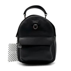 FURLA フルラ ファボラ リュックサック デイパック レザー レディース ミニバッグ 黒 ブラック 未使用級 正規品