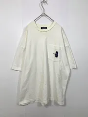 NAUTICA ノーティカ 222-1229 胸ポケット Tシャツ sizeM/白  ■■メンズ