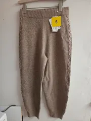 新品 ニット ジョガー パンツ S サイズ