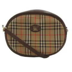 バーバリーズ Burberrys ヴィンテージ ノバチェック ショルダーバッグ ラウンド ベージュ ブラウン系 /UO ■GY42