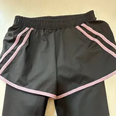 ショートパンツ一体型 レギンス Mサイズ ヨガ・ランニング・スポーツウェア