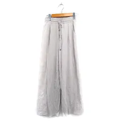 クラシカルエルフ classical elf イージーパンツ ストレート コットン シンプル S グレー 灰 /KT4