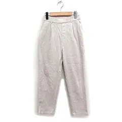 グローバルワーク GLOBAL WORK コーデュロイ タック テーパードパンツ 無地 コットン 綿 XS グレージュ /FT18