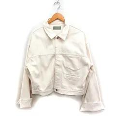 クロ KURO CHARLIEMAY デニム ジャケット Gジャン ジージャン アウター 無地 綿 1 エクリュ /FT47