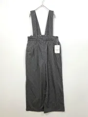 新品 CLASSICAL ELF クラシカルエルフ ce1010256 裏起毛ハイウエスト サロペット オーバーオール sizeS/ライトグレー ■■レディース