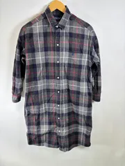 Gymphlex ジムフレックス チェック シャツ ワンピース コットン100% サイズ12