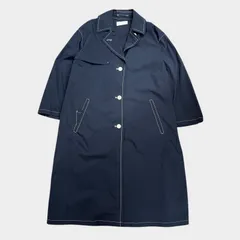 Harriss C/Peタイプライターシングルコート fc201-05030 レディース ハリス 36 Sサイズ ネイビー コート アウターのサムネイル