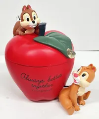 ディズニーストア COTTON PADS BOX チップ&デール(リンゴ)