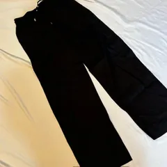 ザラ　ZARA  リネンブレンド ワイドパンツ ブラック 　サイズ：XS