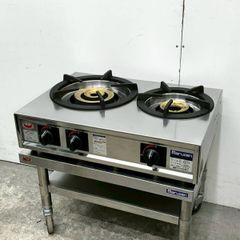 マルゼン ガステーブルコンロ 親子 卓上2口コンロ M-222C 都市ガス