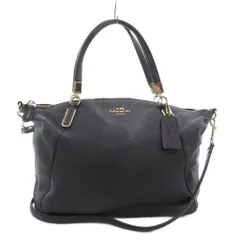 コーチ COACH F34493 スモール ケルシー サッチェル ハンドバッグ ショルダー 2WAY 斜め掛け ロゴ レザー 紺 ネイビー /GV