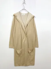 JILL by JILL STUART ジルバイジルスチュアート 125-6170023 ビジュー ロング カーディガン sizeF/ベージュ ■■レディース