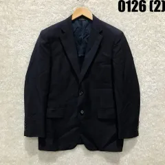 ネイビー メンズ スーツ ジャケット L