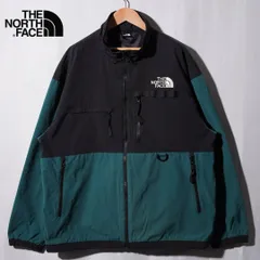 ノースフェイス THE NORTH FACE ナイロンジャケット XXL グリーン ブラック オーバーサイズ ビッグシルエット マウンテンパーカー アメカジ ストリート テック 古着 K723