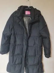 ロングダウンジャケット ブラック