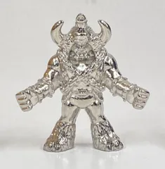 バンダイ ダイキャストキンケシ 6/キン肉マン マンモスマン(銀メッキver.)