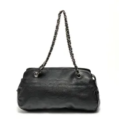 CHANEL シャネル ショルダーバッグ 13番台 2009-2010 ワイルドステッチ ココマーク キャビアスキン【中古】