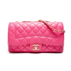 CHANEL シャネル ショルダーバッグ 21番台 2015-2016 ラムスキン マトラッセ 26 シングルフラップ【中古】