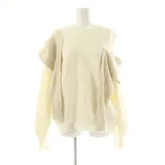 スナイデル SNIDEL ディフォメーションニットトップス セーター 長袖 F アイボリー ベージュ /NR ■OS