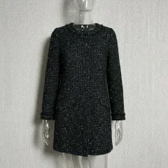 S UNIQLO ユニクロ ウィメンズ ウール コレクション ツイード コート