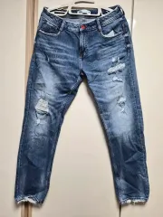 ZARA ダメージ デニム ズボン