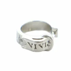 ヴィヴィアンウエストウッド Vivienne Westwood ピアス 片耳 アクセサリー シングルフープ オーブ ロゴ ベルトモチーフ シルバー色 62030053 ■GY01 /MQ